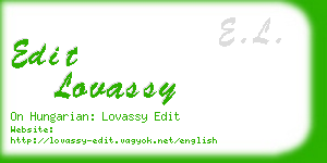 edit lovassy business card